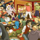 ジブリ作品出演者による呑み会の風景