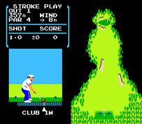任天堂ゴルフ。ゴルフゲームの元祖ですね。